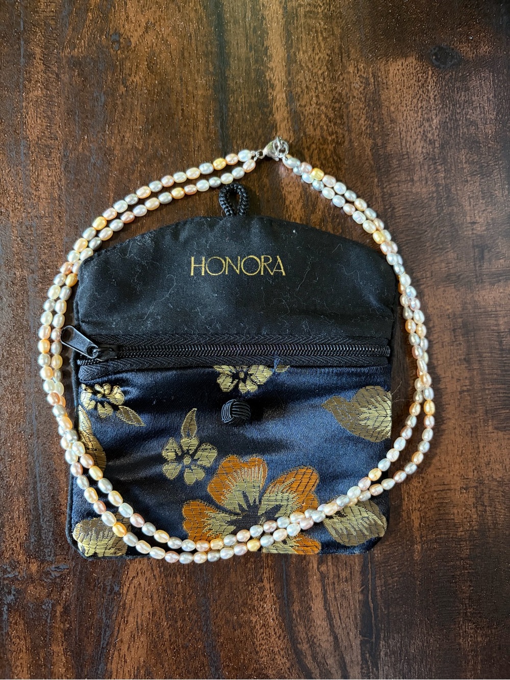 Honora RARE PIECE Freshwater Cultured Double Strand Necklace Pastel colors